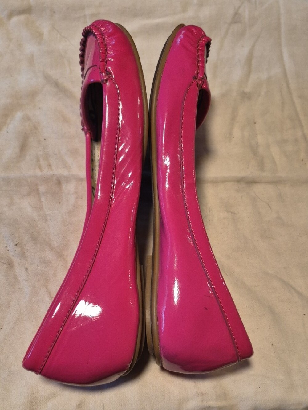 COACH Pink Patent Leather Penny Loafers - Picture 9 of 11